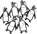 SWATOM Penguin 6PCS Bottle Opener Keychain Beer Openers Tool Key Chain Ring by SWATOM