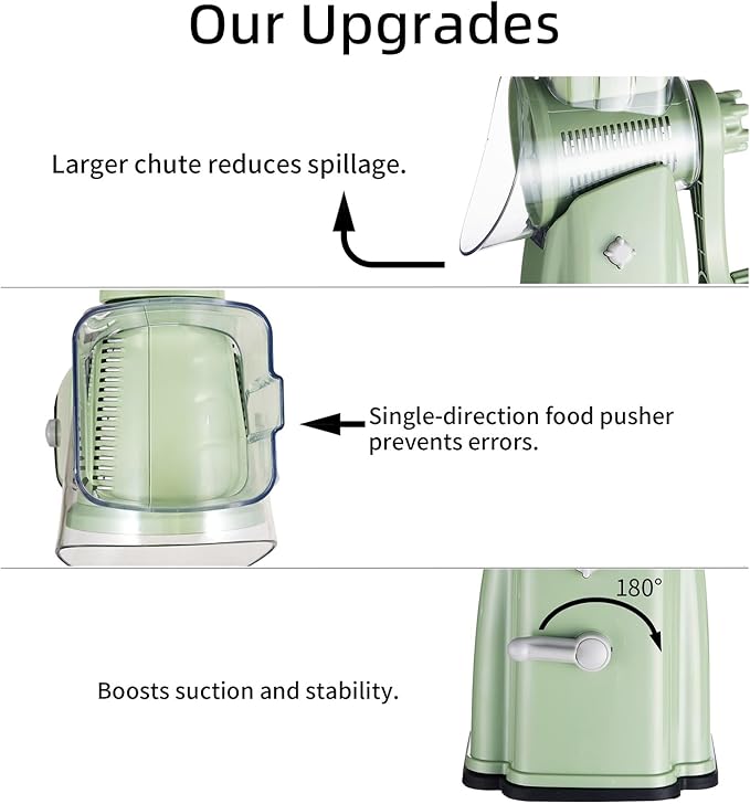 Upgrade Rotary Cheese Grater Shredder - Image 5