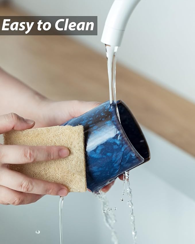 Zoeeker Kitchen Sponge Holder, Ceramic Sponge Organizer Scrubby Holder Sink - Image 7