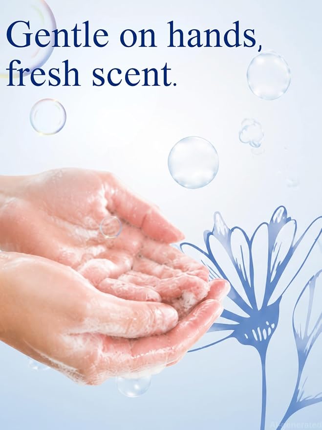 Dish Soap,Classic Scent,24 fl oz 2 Pack | Dishwashing Liquid is gentle on hands yet tough on grease, deep cleans dishes, pots/pans, versatile kitchen use, 2 pack value