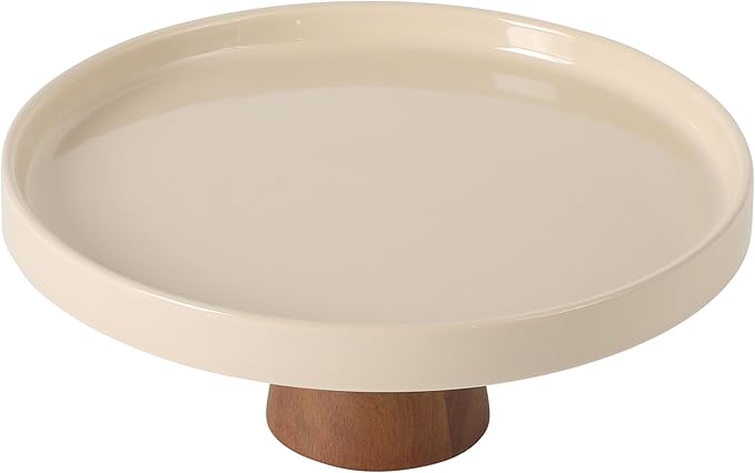 Gibson Elite 10.7-Inch Stoneware Cake Stand - Image 7