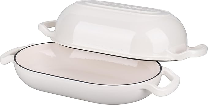VORRINGARD Enameled Cast Iron Sourdough Bread Oven, Dutch Oven, Loaf Cast Iron - Image 5
