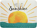 Summer Seaside Sunset over Sea Dish Drying Mat by Anyako