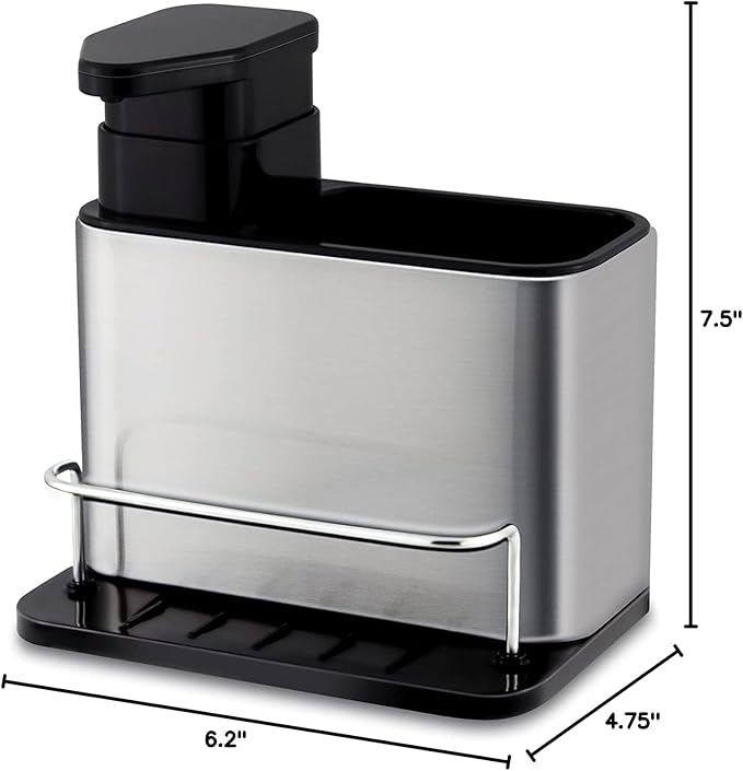 Dish Soap Dispenser 3-in-1 Sponge Holder - Image 8
