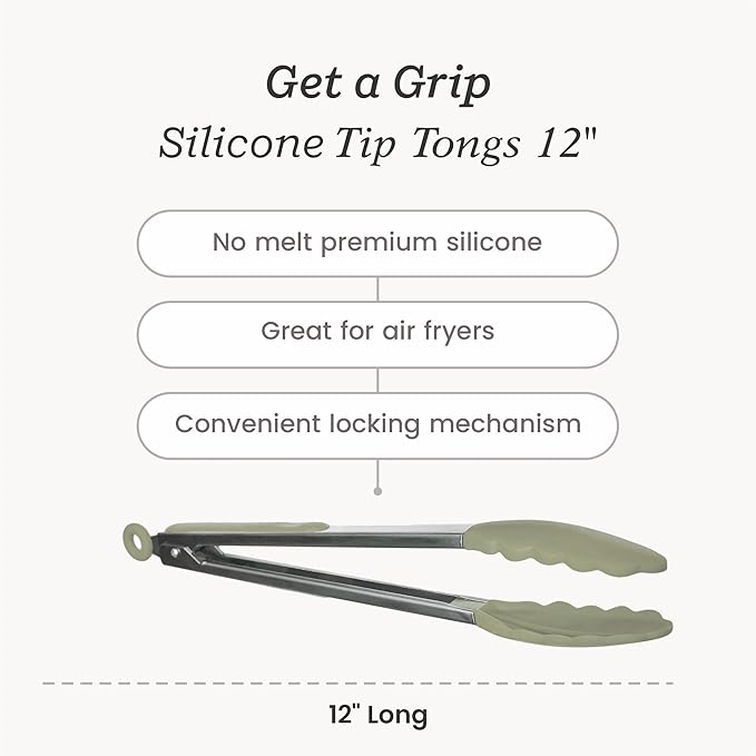 Starpack 'Get a Grip' Silicone Kitchen Tongs - Image 4