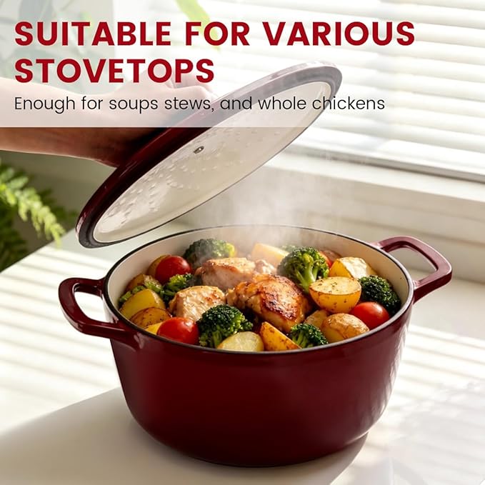 Enameled Cast Iron Dutch Oven - Image 5