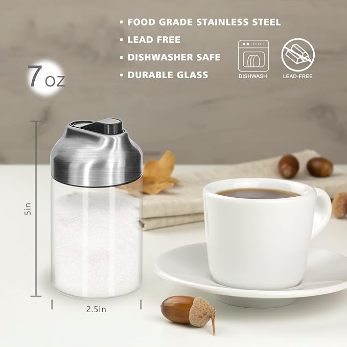 Aelga Glass Sugar Dispenser - Image 3