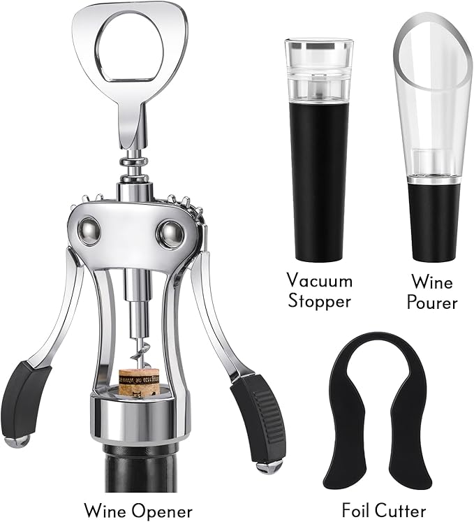 KORCCI Multifunctional Wine Bottle Opener Gift Set - Image 2