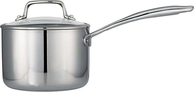 Tramontina Tri-Ply Clad Stainless Steel 2-Quart Small Sauce Pan - Image 2