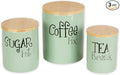DII Kitchen Accessories Retro Collection Ceramics, Canister Set, 3 Piece by DII