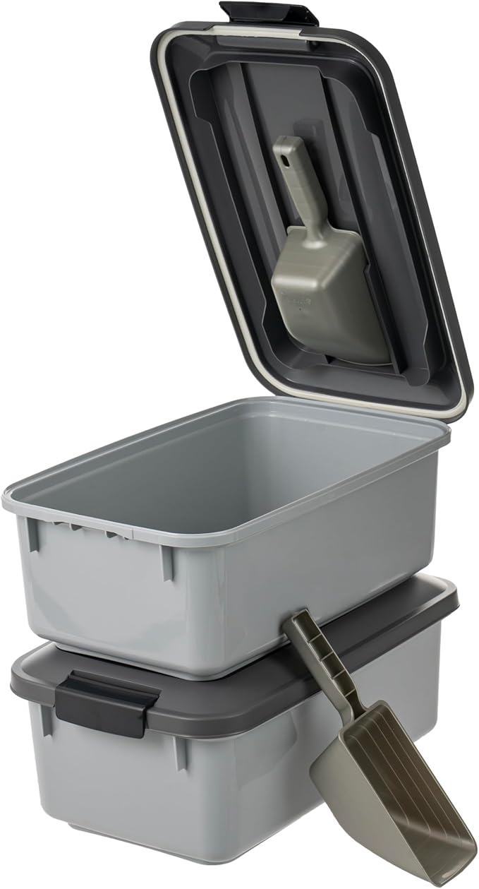 IRIS USA WeatherPro Airtight Pet Food Storage Container, Dog Cat Bird and Other - Image 7