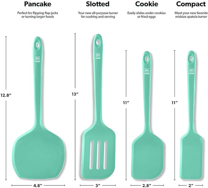New DI ORO Silicone Turner Spatula Set - Image 5