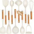 Large Silicone Cooking Utensils Set, Heat Resistant Silicone Utensils by Blithely