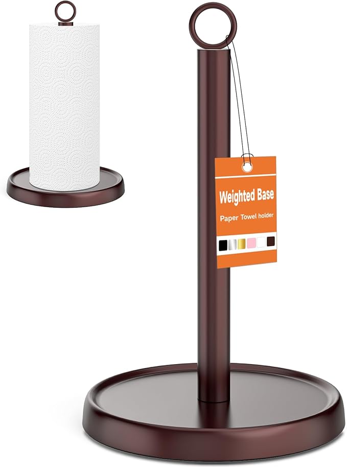 Oil Rubbed Bronze Paper Towel Holder Countertop, Oil Rubbed Bronze Kitchen by Awarmhome