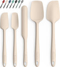 Coukre Silicone Spatula Set of 5, High Temperature Resistant, Food Grade by Coukre