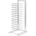 Winco APZT-1015 15-Slot Aluminum Pizza Pan Rack by Winco