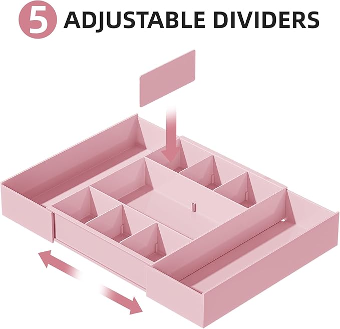 Marbrasse Expandable Desk Drawer Organizer, Desk Organizers and Accessories - Image 5