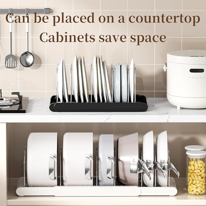 Pot Rack -Expandable Pan Organizer - Image 5