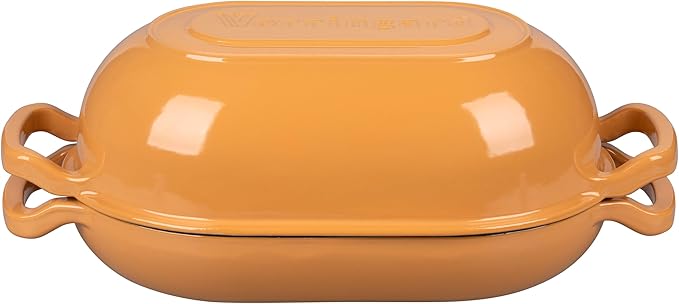 VORRINGARD Enameled Cast Iron Sourdough Bread Oven, Dutch Oven, Loaf Cast Iron - Image 7
