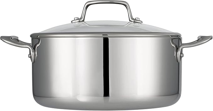 Tramontina Tri-Ply Clad Stainless Steel 5-Quart Dutch Oven Pot - Image 2