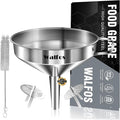 Stainless Steel Funnel, Walfos Kitchen Funnel by Walfos