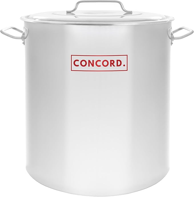 Concord 30 Quart Stainless Steel Stock Pot Cookware by ConcordCookware