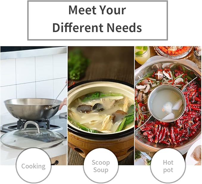 Newness 2 Pack Soup Ladle, Resilient 304 Stainless Steel Soup Spoon - Image 8