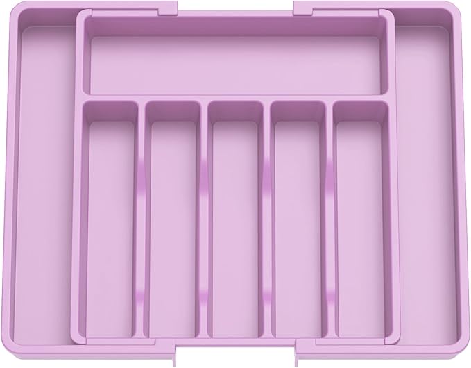 Lifewit Silverware Drawer Organizer, Expandable Utensil Tray by Lifewit