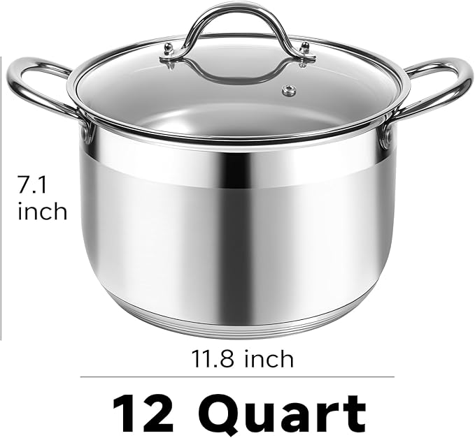 Kirecoo Stainless Steel Stock Pot - Image 2