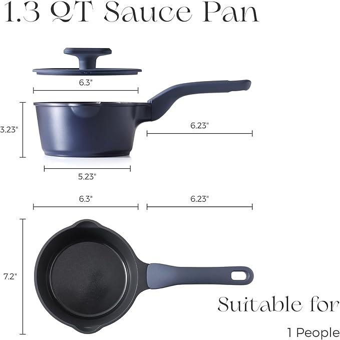 PRICUSIS Ceramic Nonstick Saucepan - Image 9