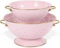 Metal Colander Set of 2, Strainer Basket by Unknown
