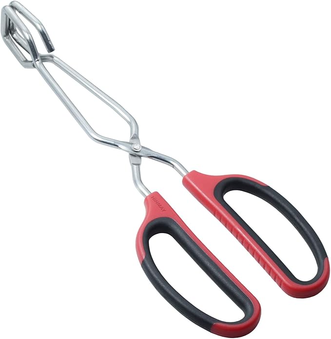 HINMAY Stainless Steel Scissor Tongs by HINMAY