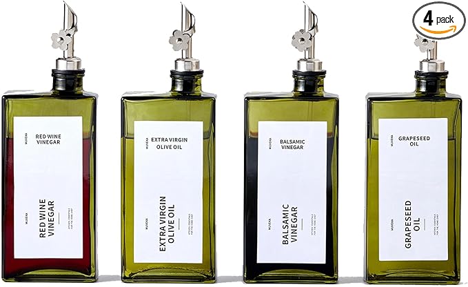 Olive Oil Dispenser Bottle for Kitchen, 16.9oz /500ml Cooking Vinegar Dispenser by Unknown