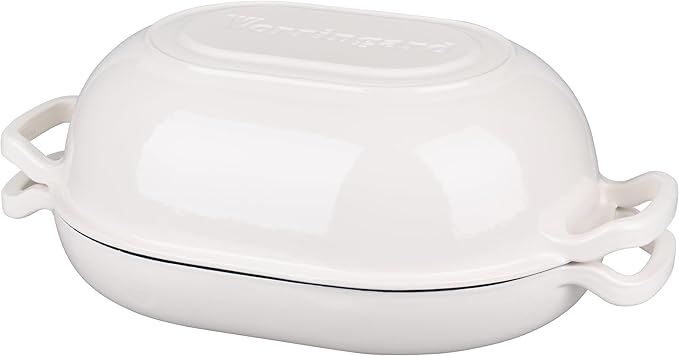 VORRINGARD Enameled Cast Iron Sourdough Bread Oven, Dutch Oven, Loaf Cast Iron - Image 8