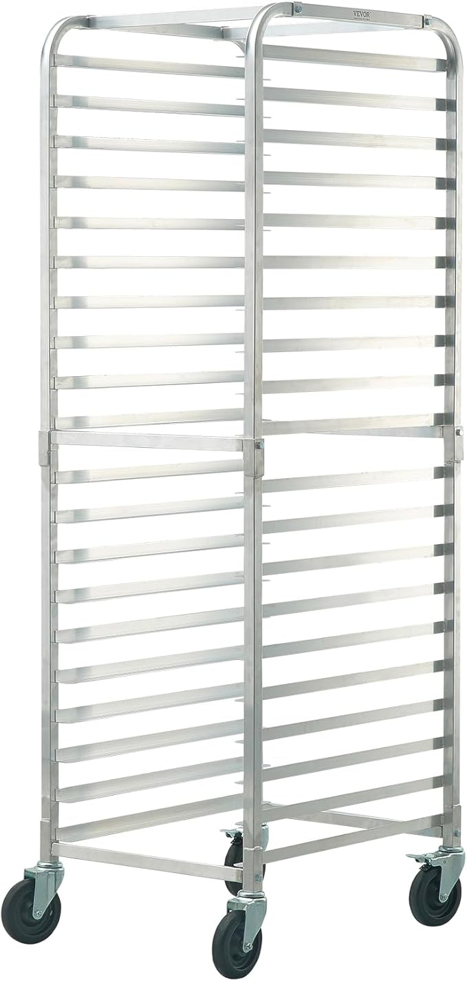 VEVOR Bun Pan Rack, 20-Tier Commercial Bakery Racks - Image 9