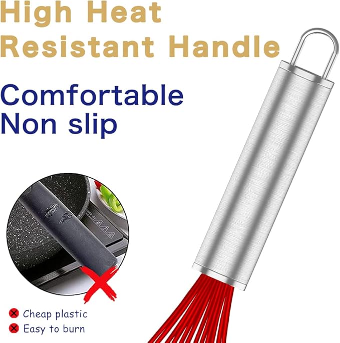 OYV Whisk, Sturdy Stainless Steel Wires Coated in Professional Silicone - Image 5