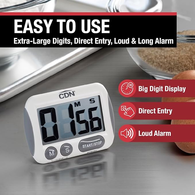CDN Extra-Big Digit Timer | Counts Up & Down, 100 Minutes by Minutes & Seconds - Image 3