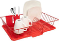 Sweet Home Collection 3 Piece Metal Dish Drainer Rack Set by SweetHomeCollection