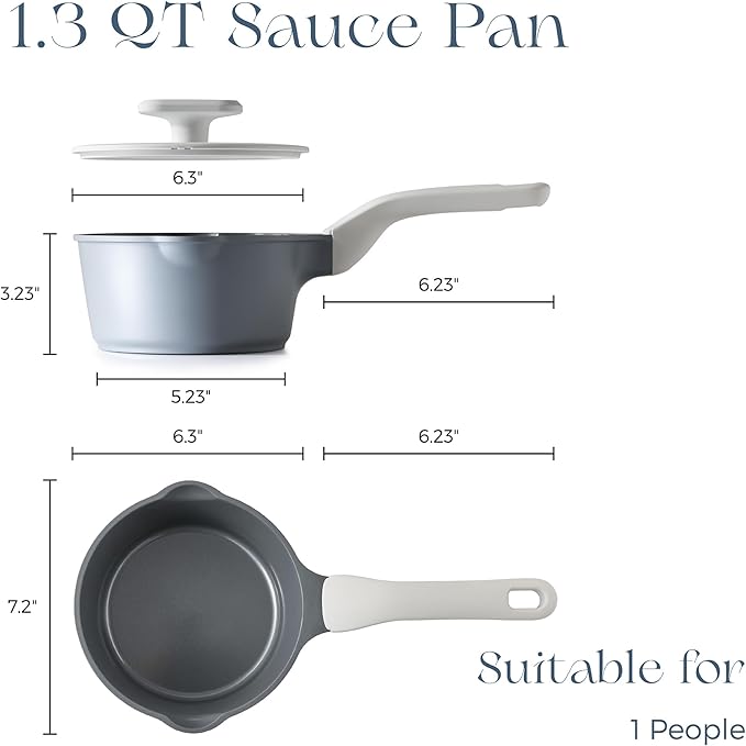 PRICUSIS Ceramic Nonstick Saucepan - Image 9