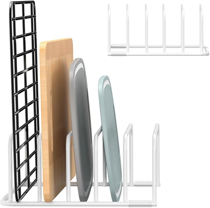 Fikoksol Cutting Board Organizer and Baking Sheet Rack, Tray Dividers by HOMEACCESSORIES
