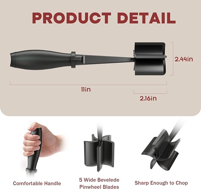 Meat Chopper, Hamburger Grinder, Premium Heat Resistant Smasher - Image 2