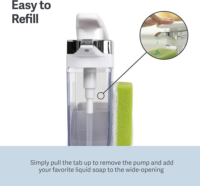 Casabella Sink Sider Solo Soap Pump and Sponge Caddy - Image 5
