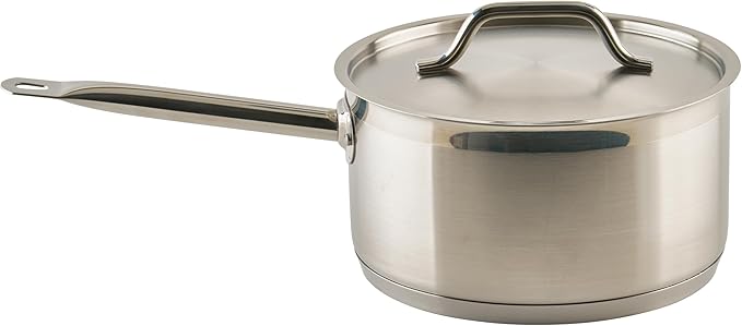 Winco Heavy-Duty Stainless Steel Sauce Pan by Winco