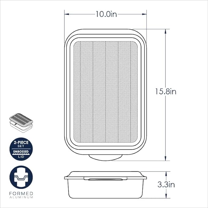Nordic Ware 9x13 with Prism Metal Lid - Image 6