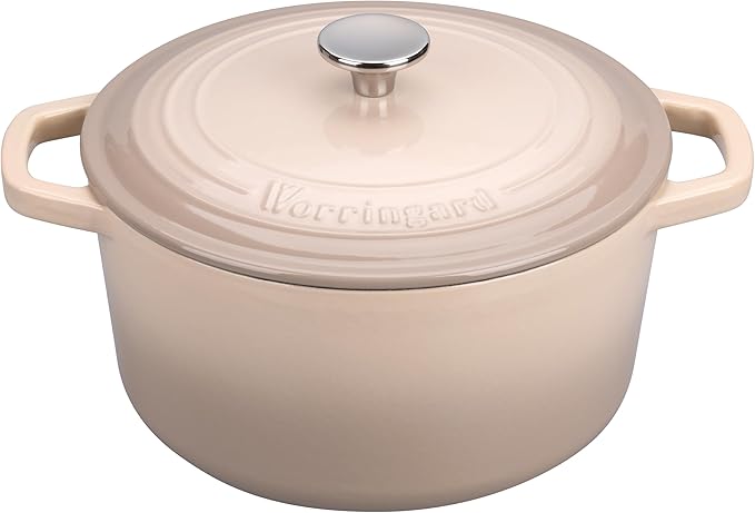 VORRINGARD Enameled Cast Iron Dutch Oven Pot - Image 4