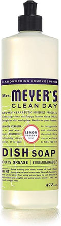 Mrs. Meyers Clean Day Lemon Verbena Dish Soap, 473 ml (Pack of 4)