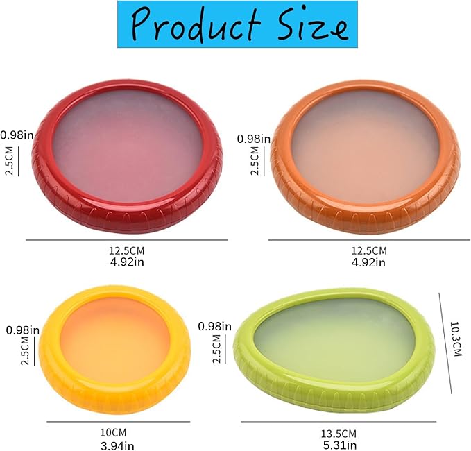 Winb Set of 4 Reusable Fruit and Veggie Savers - Image 5