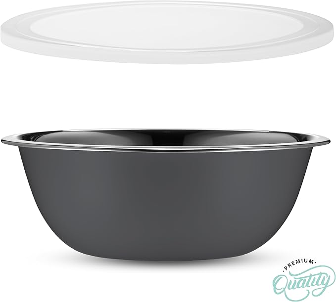 WHYSKO Stainless Steel Mixing Bowl Set, 10 Piece Stainless Steel Mixing Bowls - Image 7