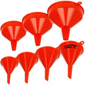 DEDC Oil Funnels Plastic Set for Car Automotive Kitchen Mini Small Large Red by DEDC