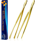 JETKONG 2 Pcs 12-Inch Cooking Tweezers Stainless Steel Food Tweezers Kitchen by JETKONG